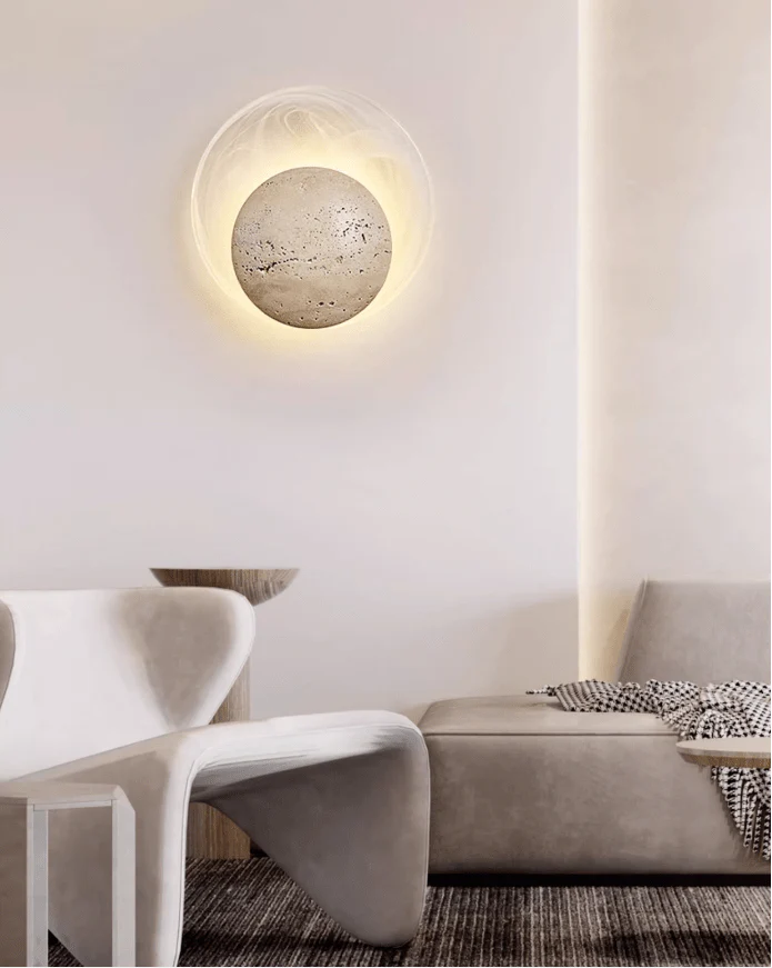 Genesis Travertine Wall Lamp - Image 10