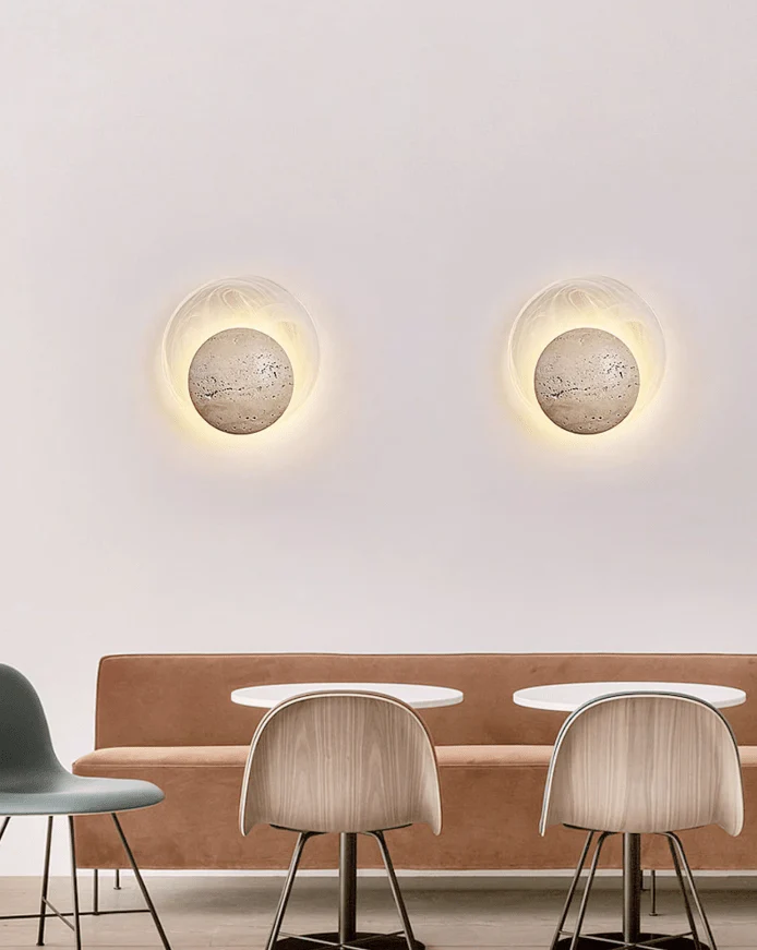 Genesis Travertine Wall Lamp - Image 6