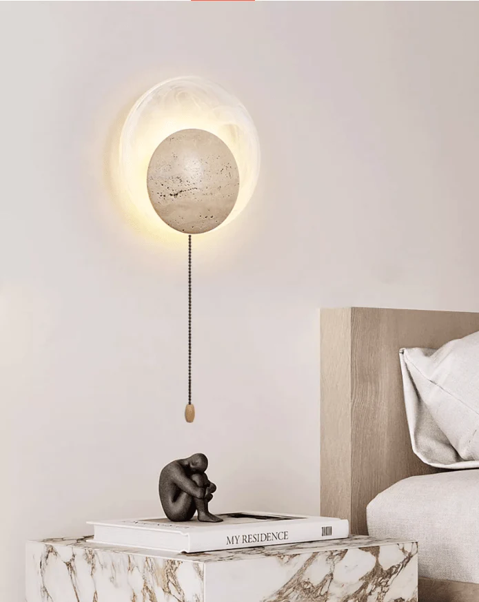 Genesis Travertine Wall Lamp - Image 8