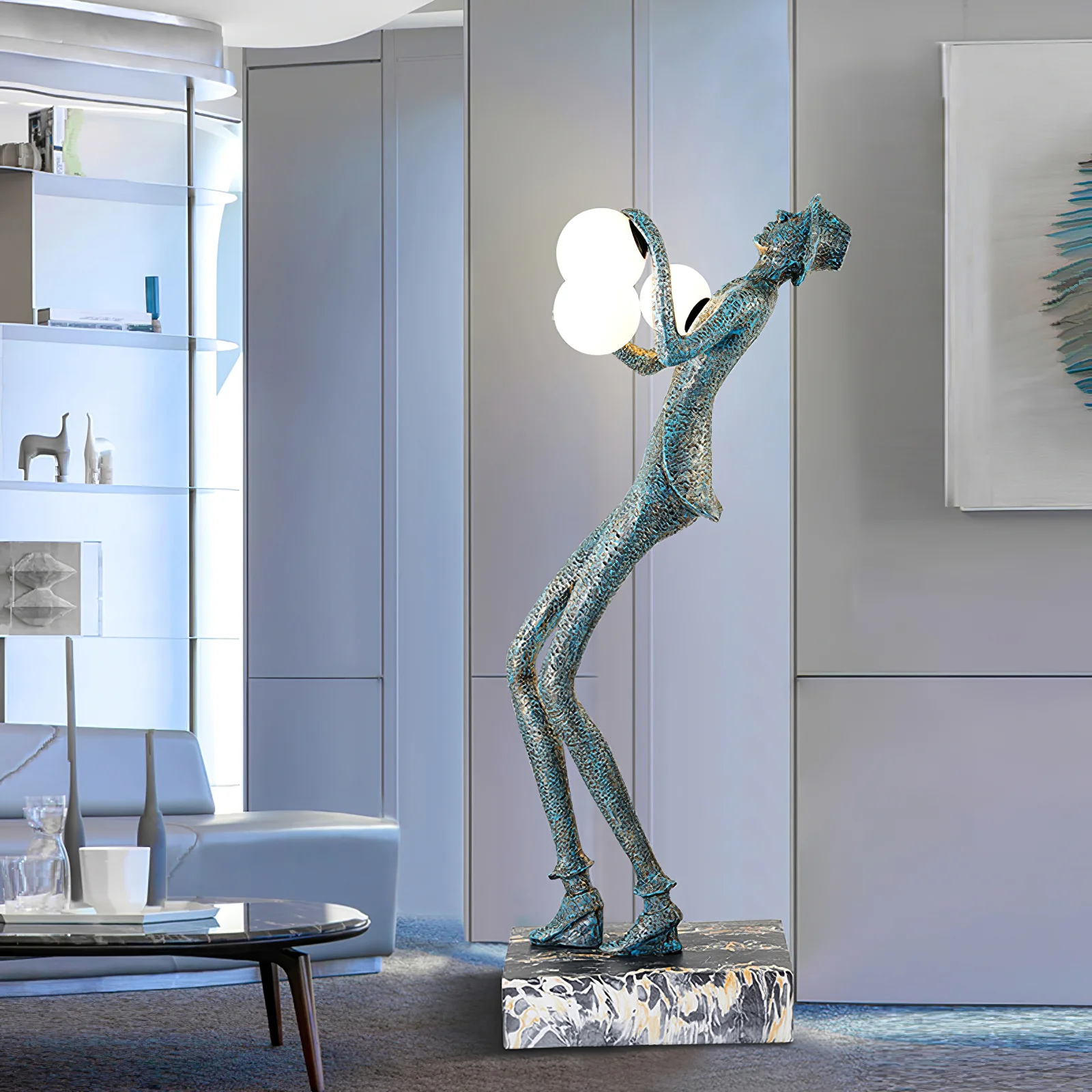 Gentleman Sculpture Floor Lamp - Image 14