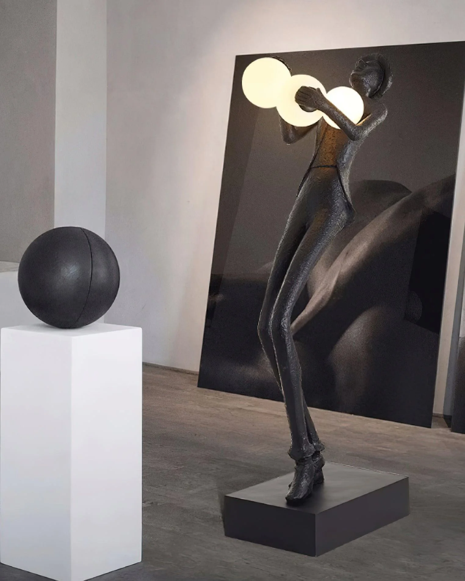 Gentleman Sculpture Floor Lamp - Image 19