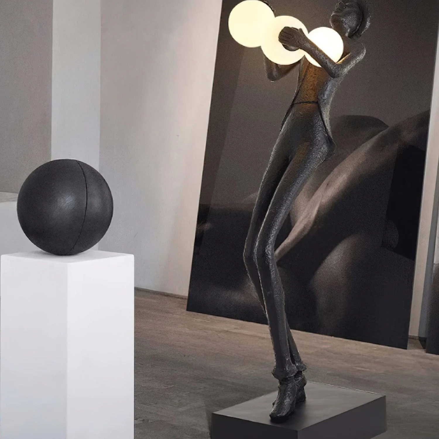 Gentleman Sculpture Floor Lamp - Image 28