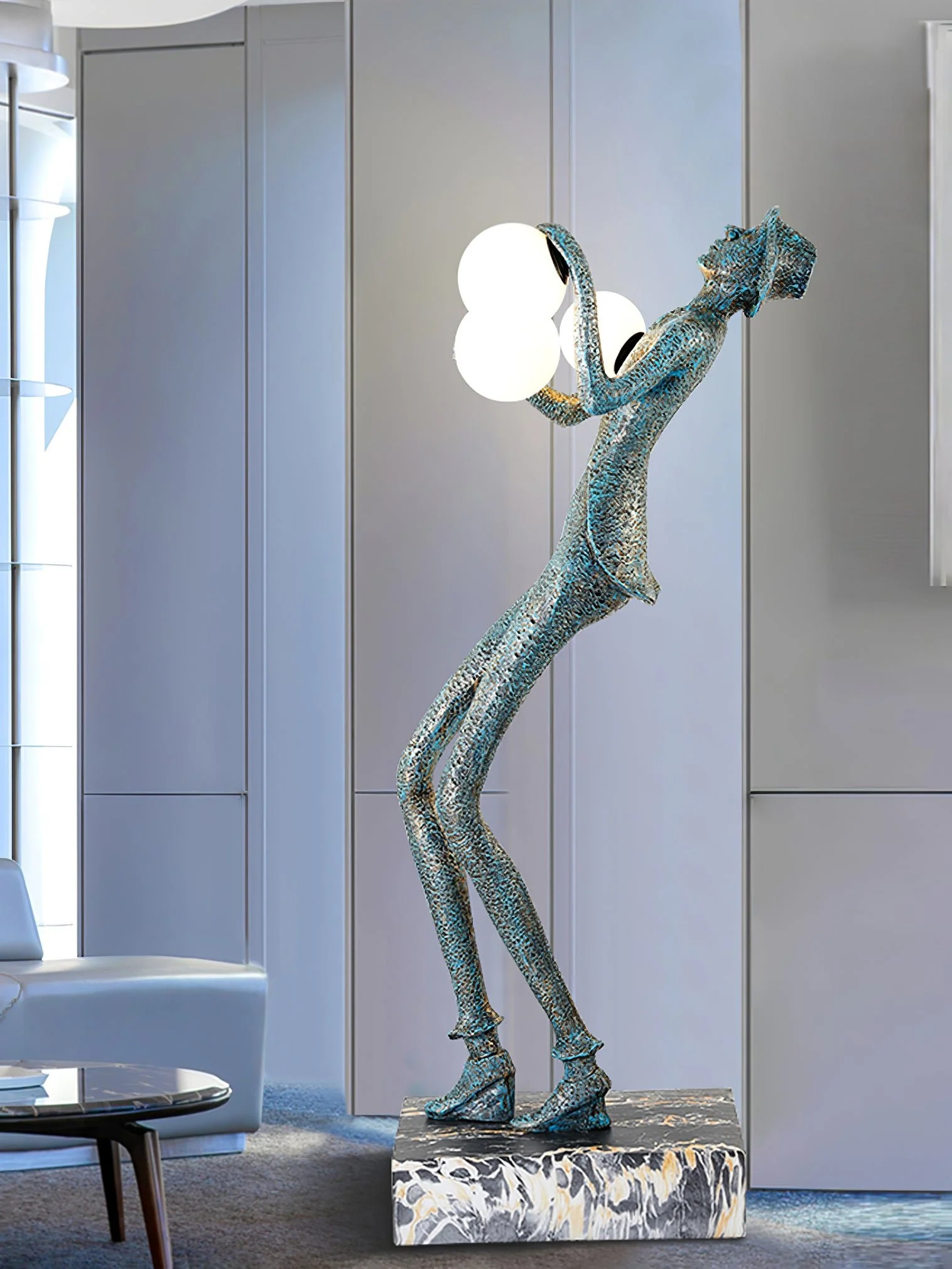 Gentleman Sculpture Floor Lamp - Image 9