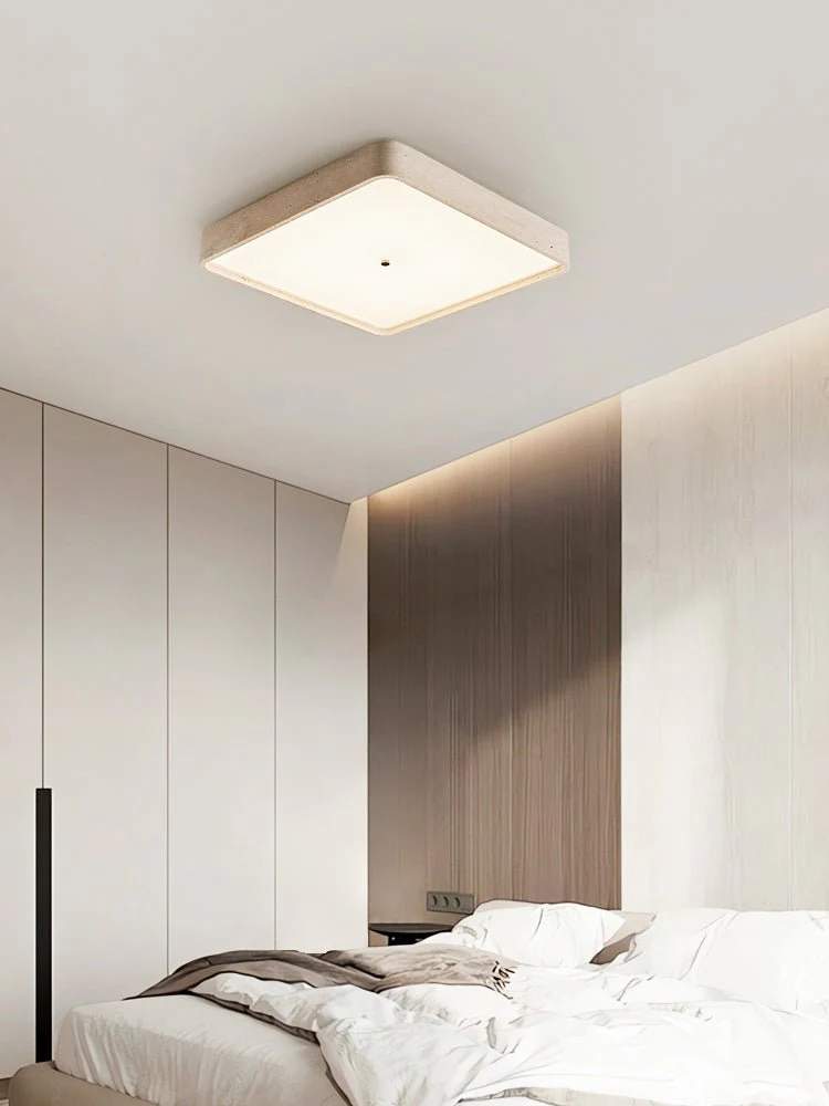 Geo Travertine Square Ceiling Light - Image 4