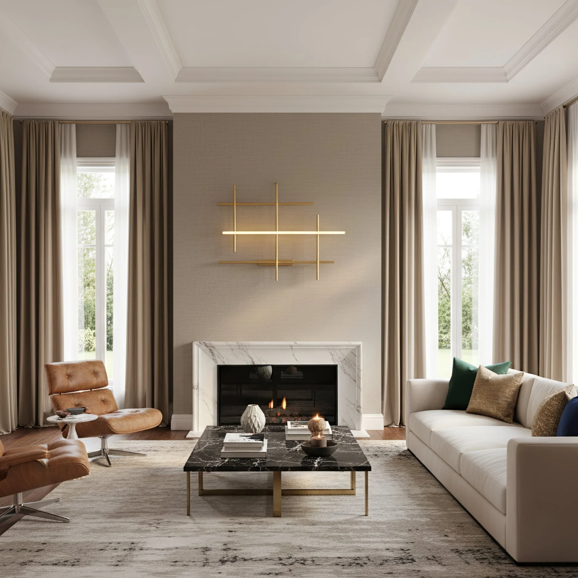 Geometric Linear Wall Lamp - Image 2