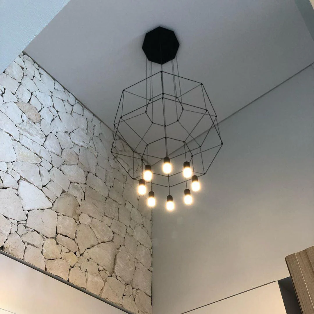 Geometric Lines Pendant Lamp - Image 44