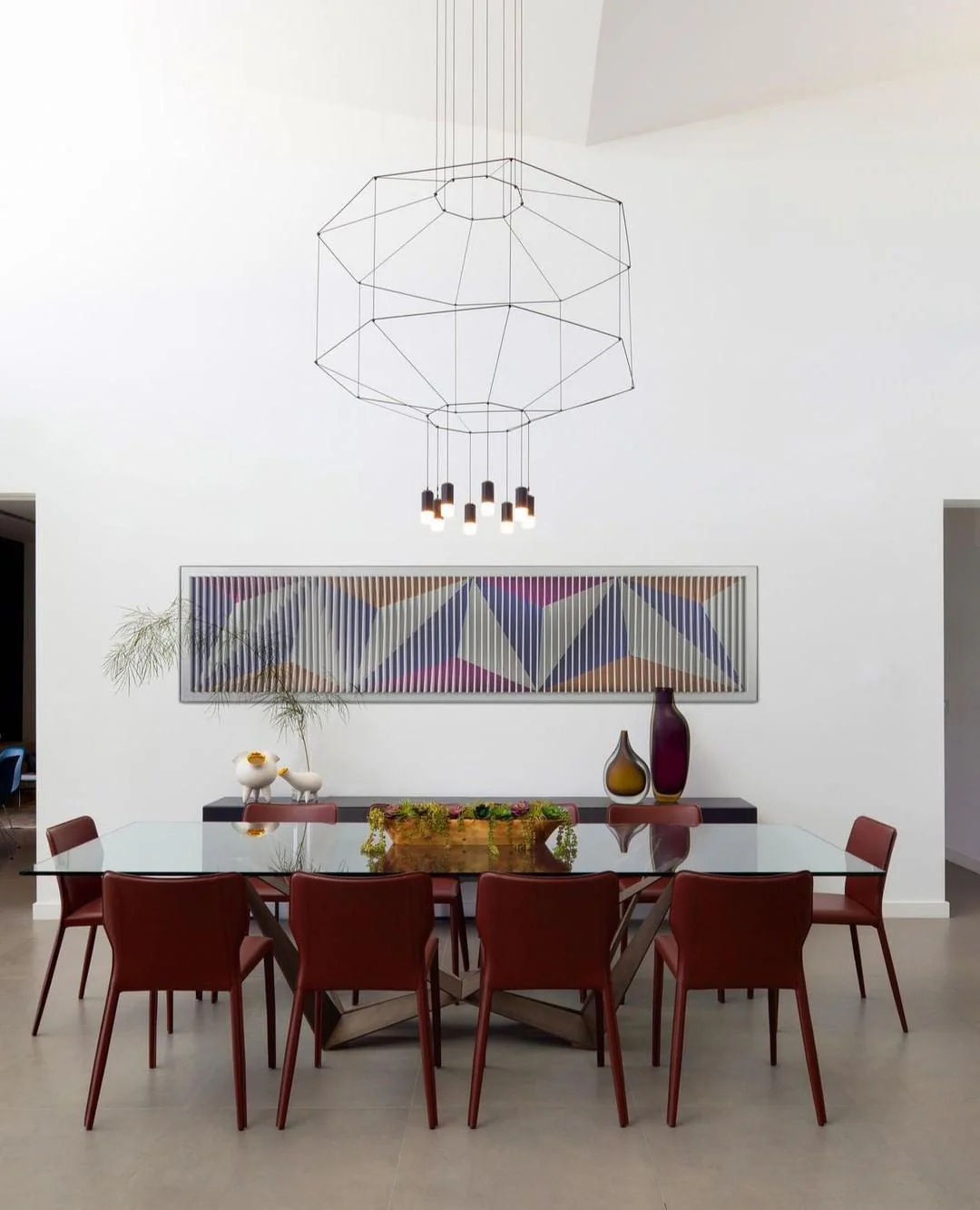 Geometric Lines Pendant Lamp - Image 58