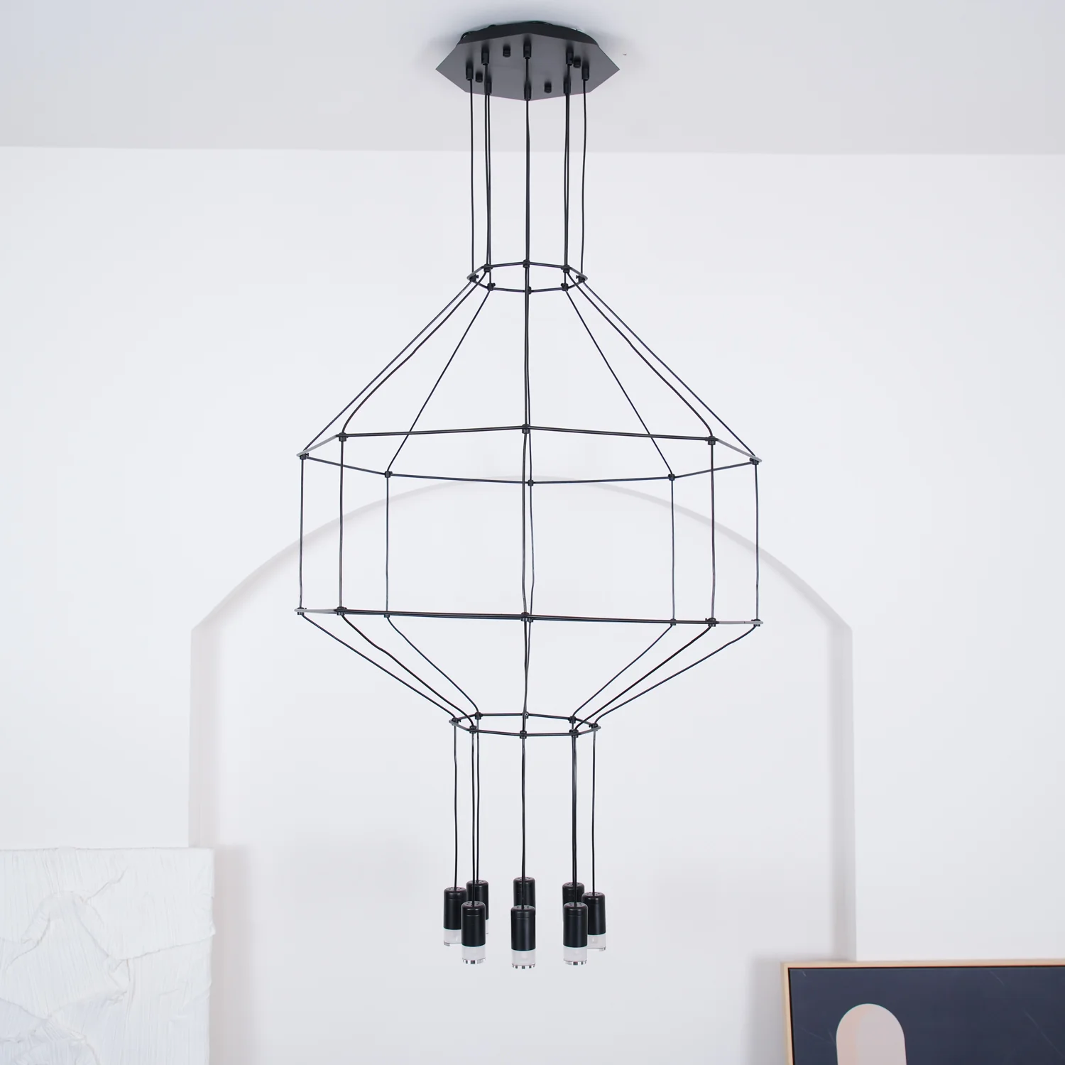 Geometric Lines Pendant Lamp - Image 6