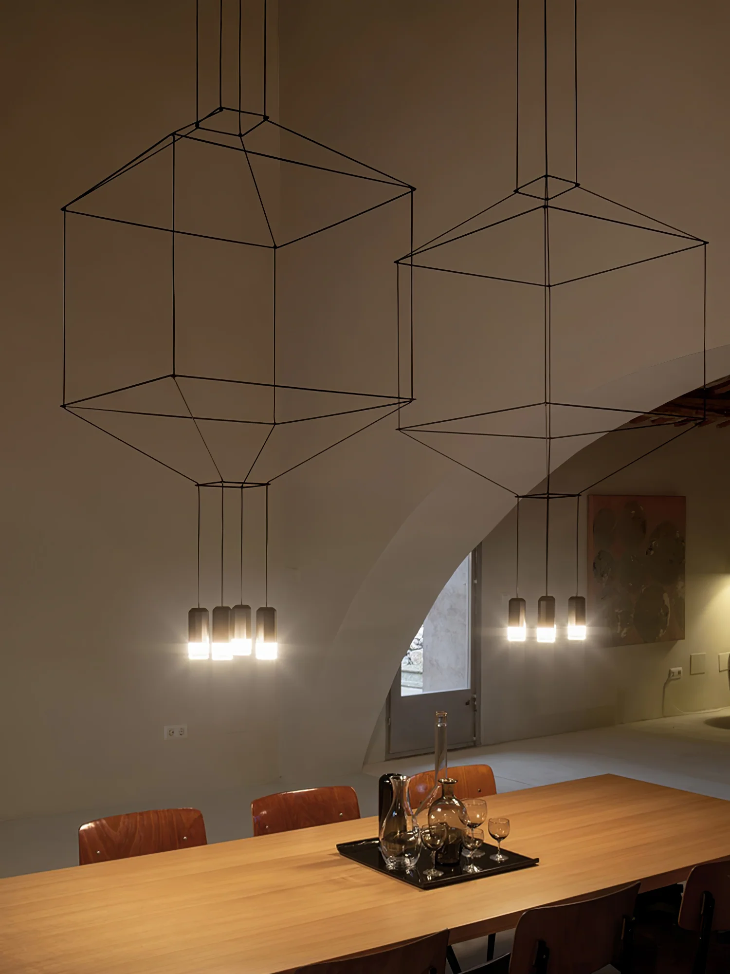 Geometric Lines Pendant Lamp - Image 8