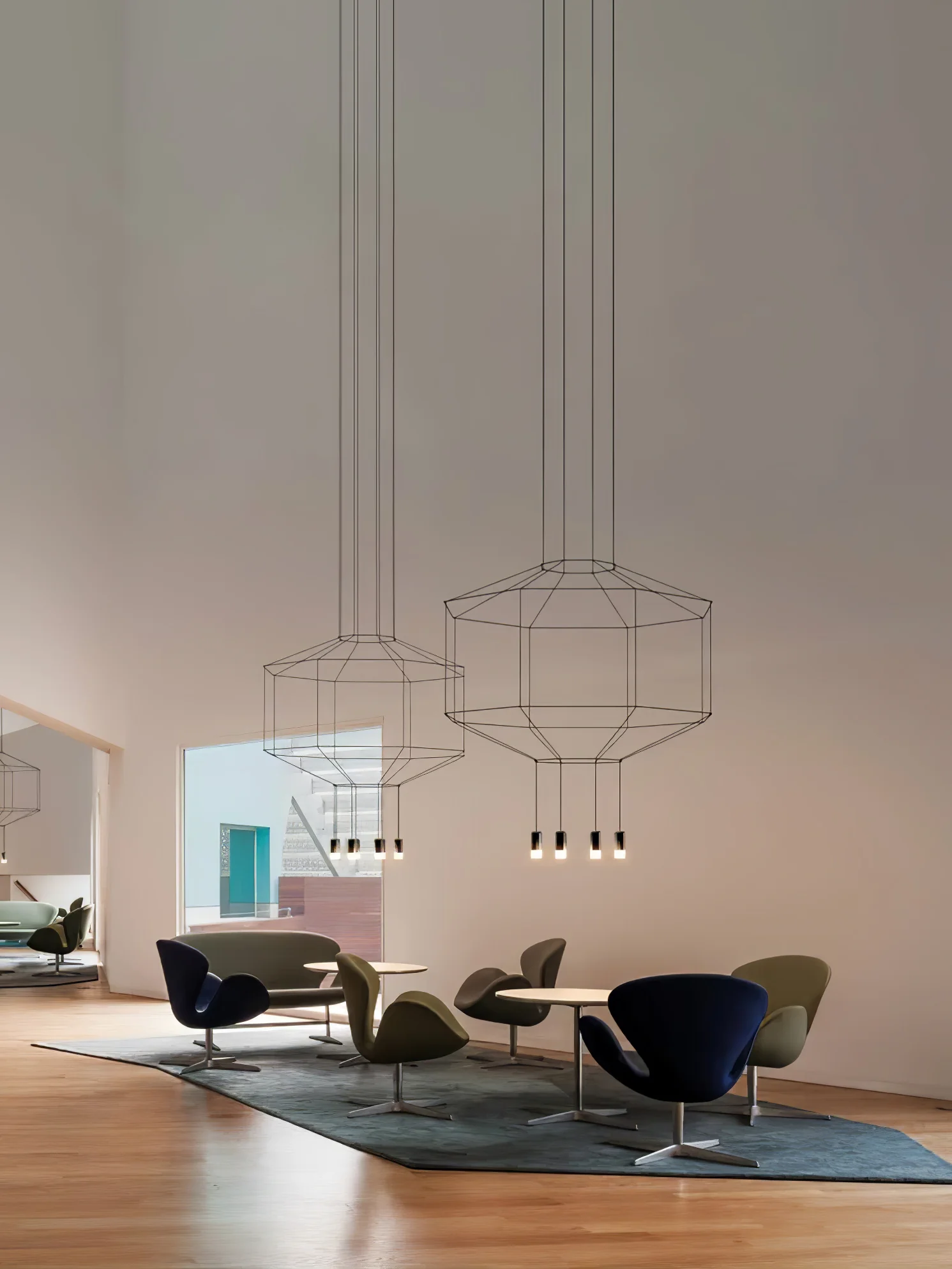 Geometric Lines Pendant Lamp - Image 9