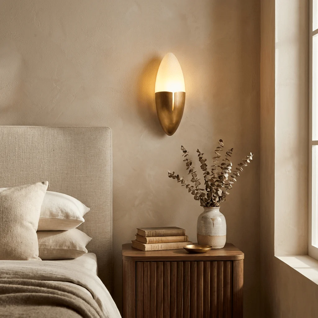 Gilded Cocoon Wall Lamp - Image 3