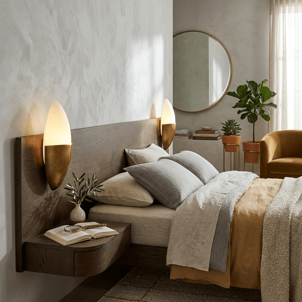 Gilded Cocoon Wall Lamp - Image 7