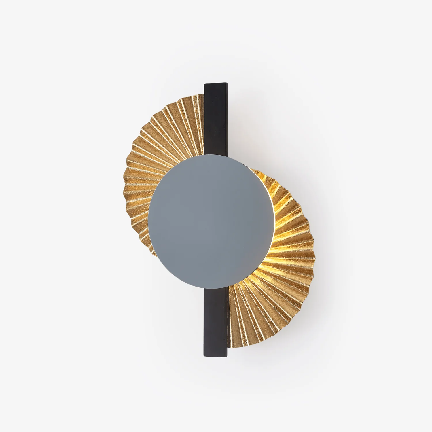 Gilded Fan Wall Lamp