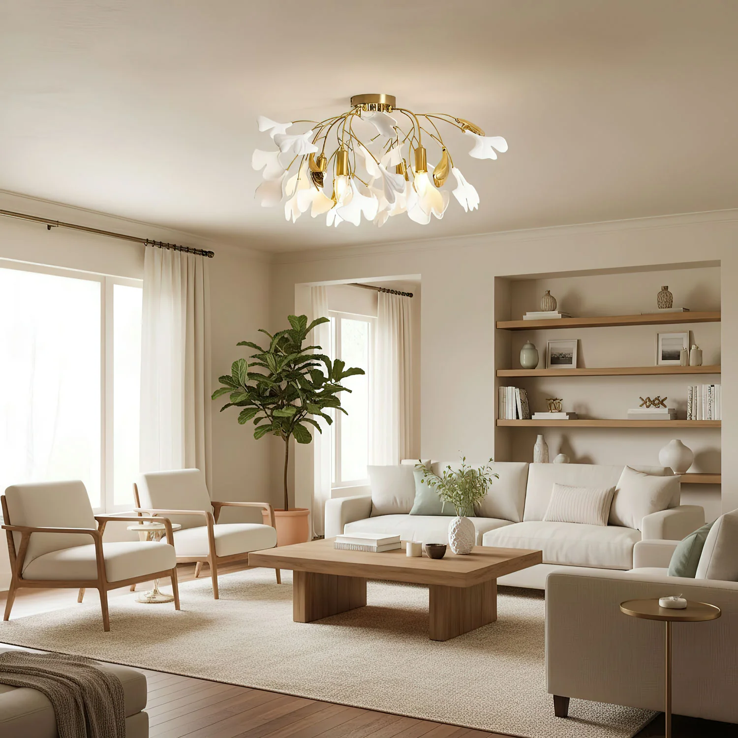 Gingko Ceiling Lamp - Image 9