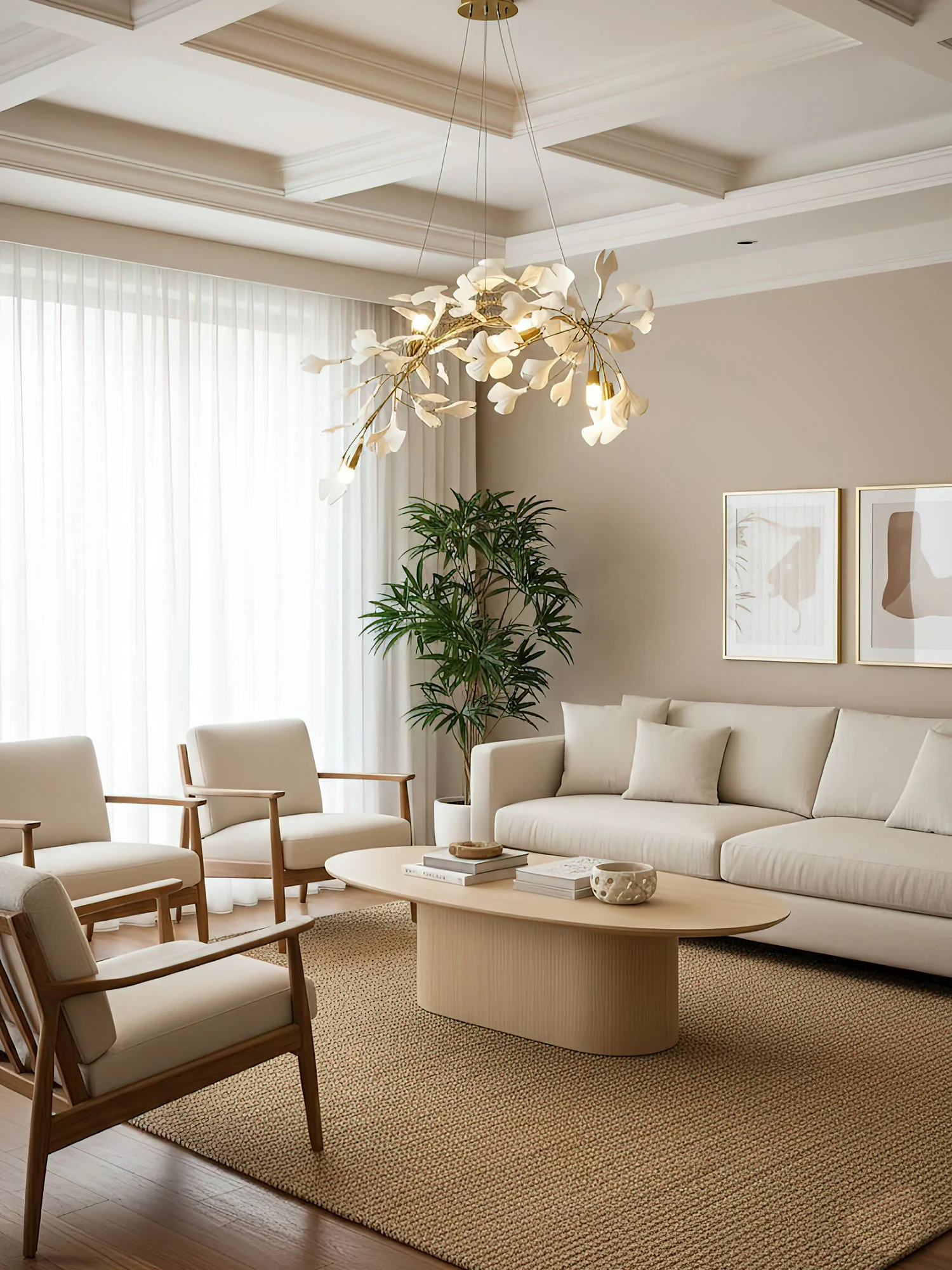 Gingko Chandelier A - Image 23