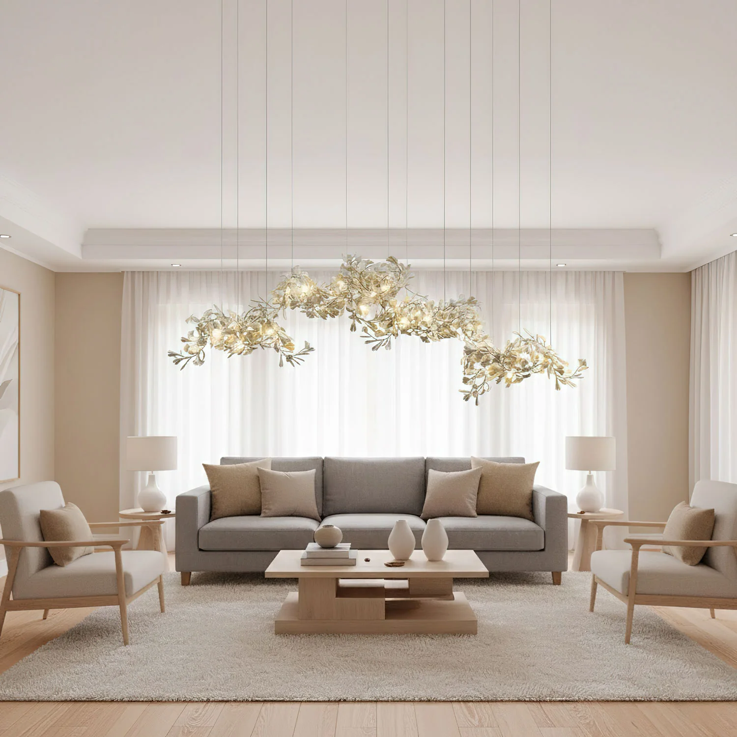 Gingko Chandelier C - Image 5