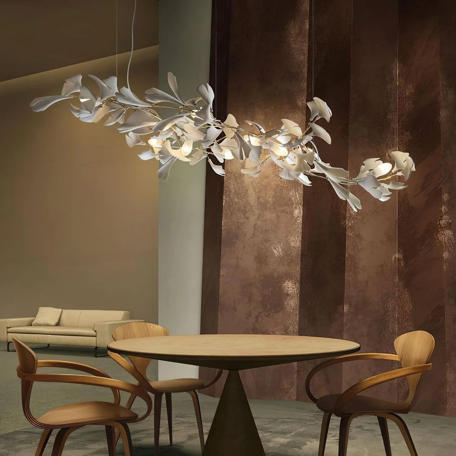 Gingko Chandelier E - Image 21