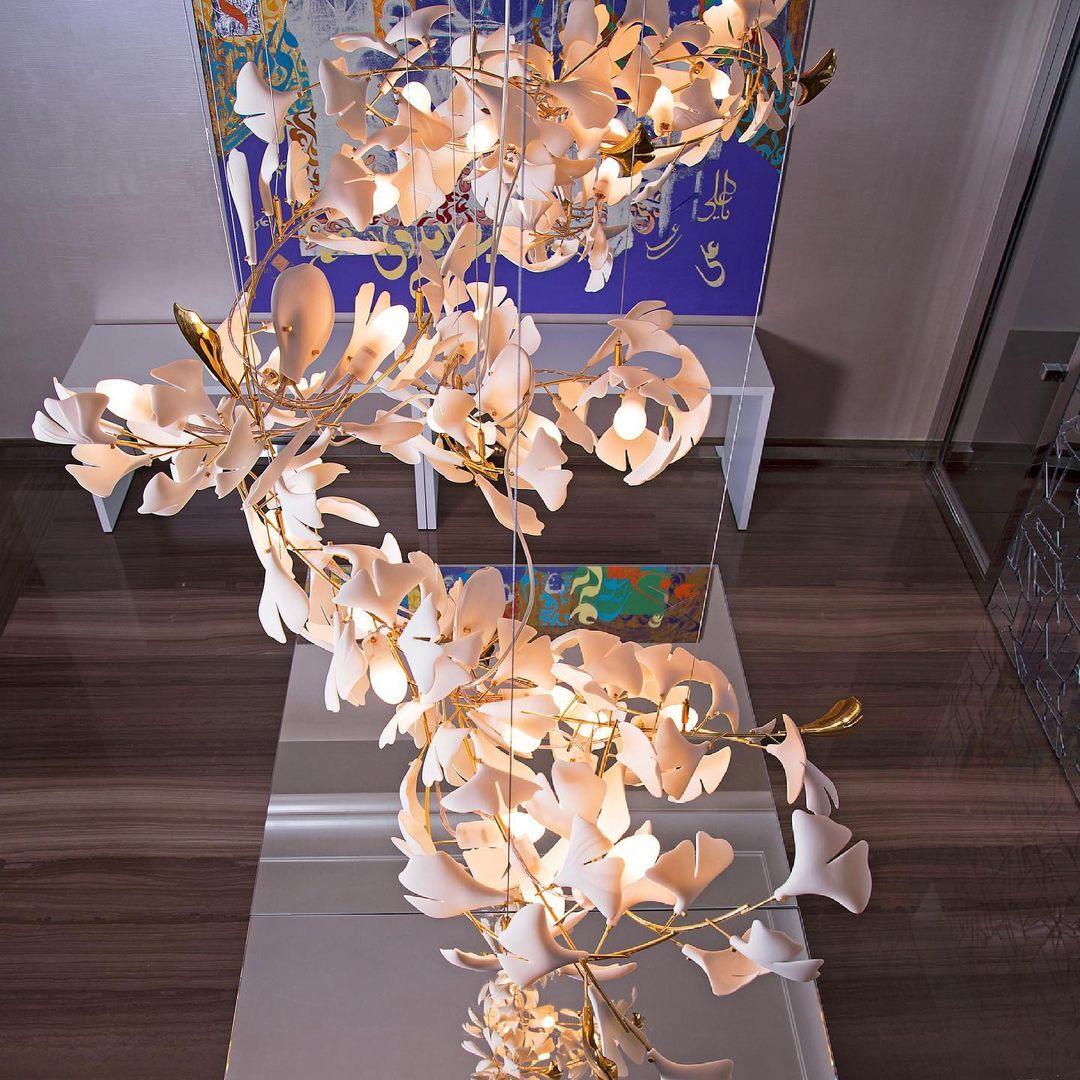 Gingko Chandelier E - Image 28