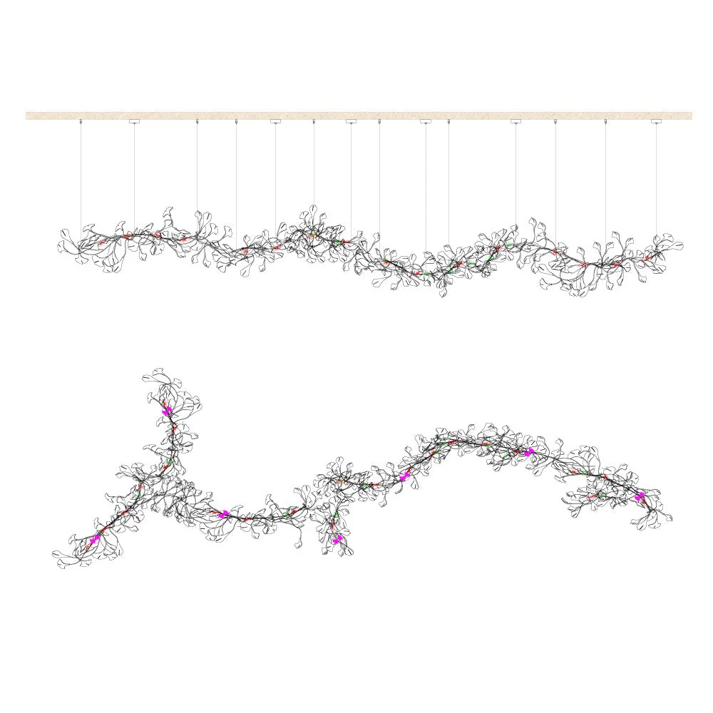 Gingko Chandelier E - Image 49