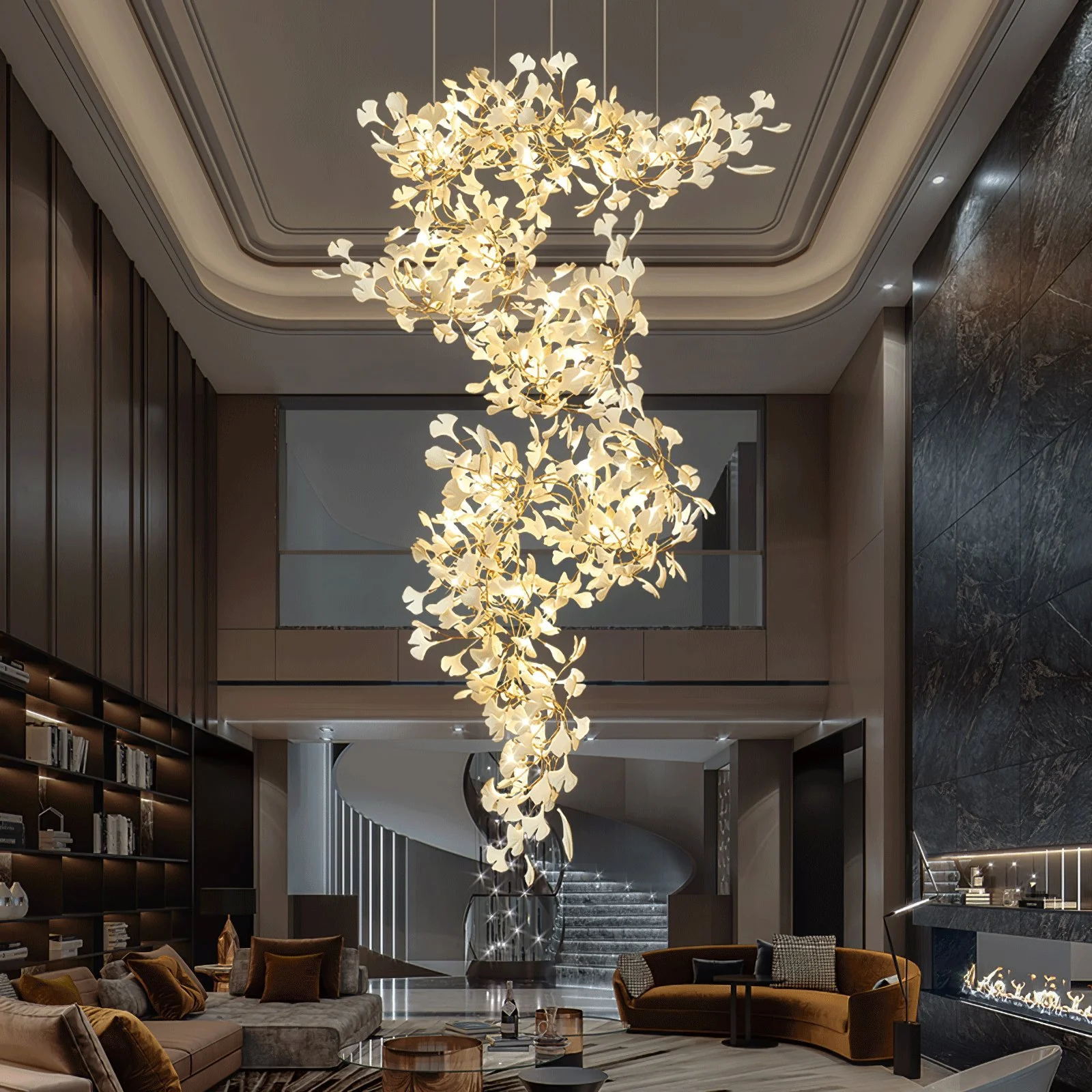 Gingko Chandelier F - Image 2