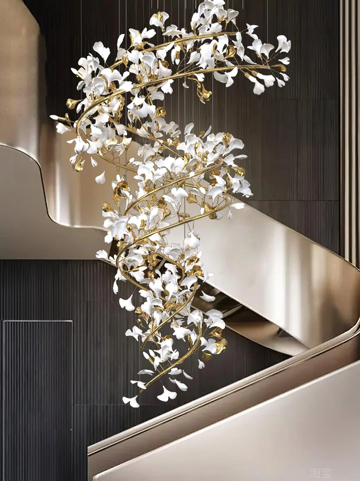 Gingko Chandelier Q - Image 18