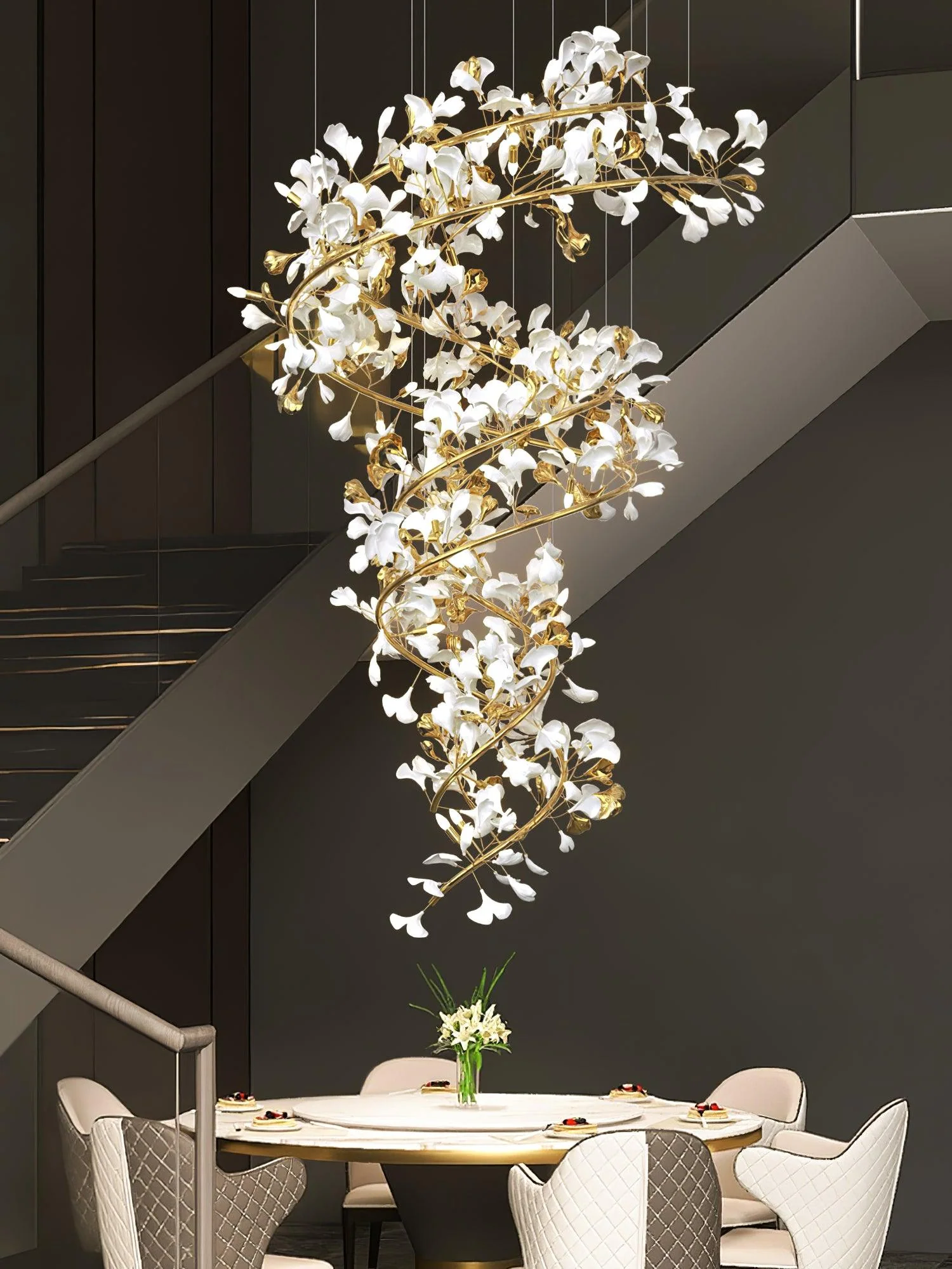 Gingko Chandelier Q - Image 24