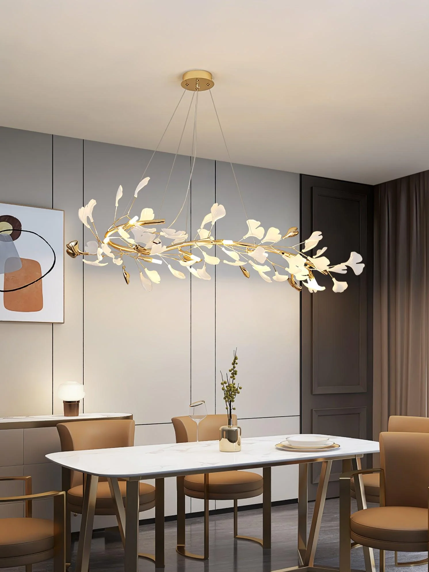 Gingko Chandelier T - Image 29