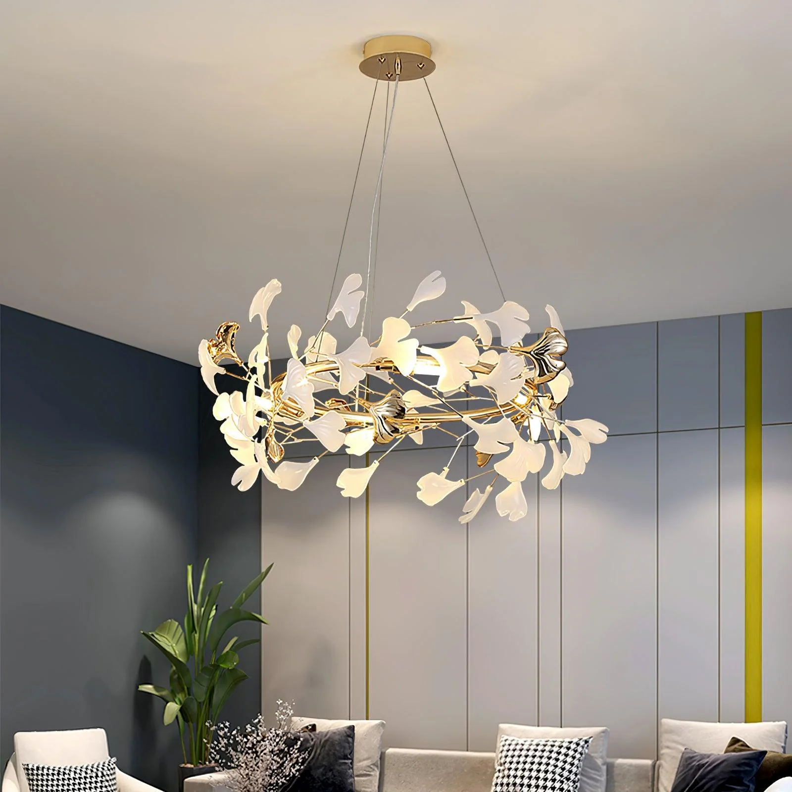 Gingko Chandelier T - Image 8