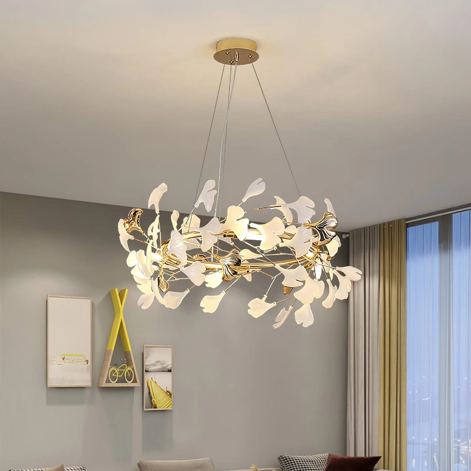 Gingko Chandelier T - Image 9