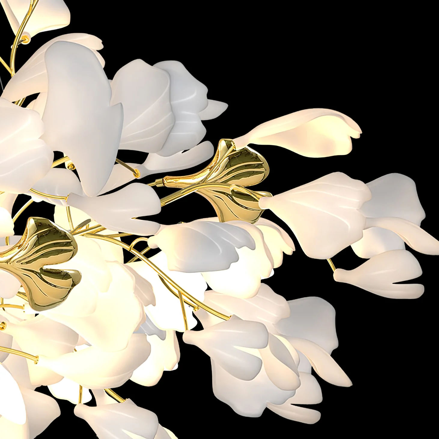 Gingko Long Branch Chandelier - Image 23
