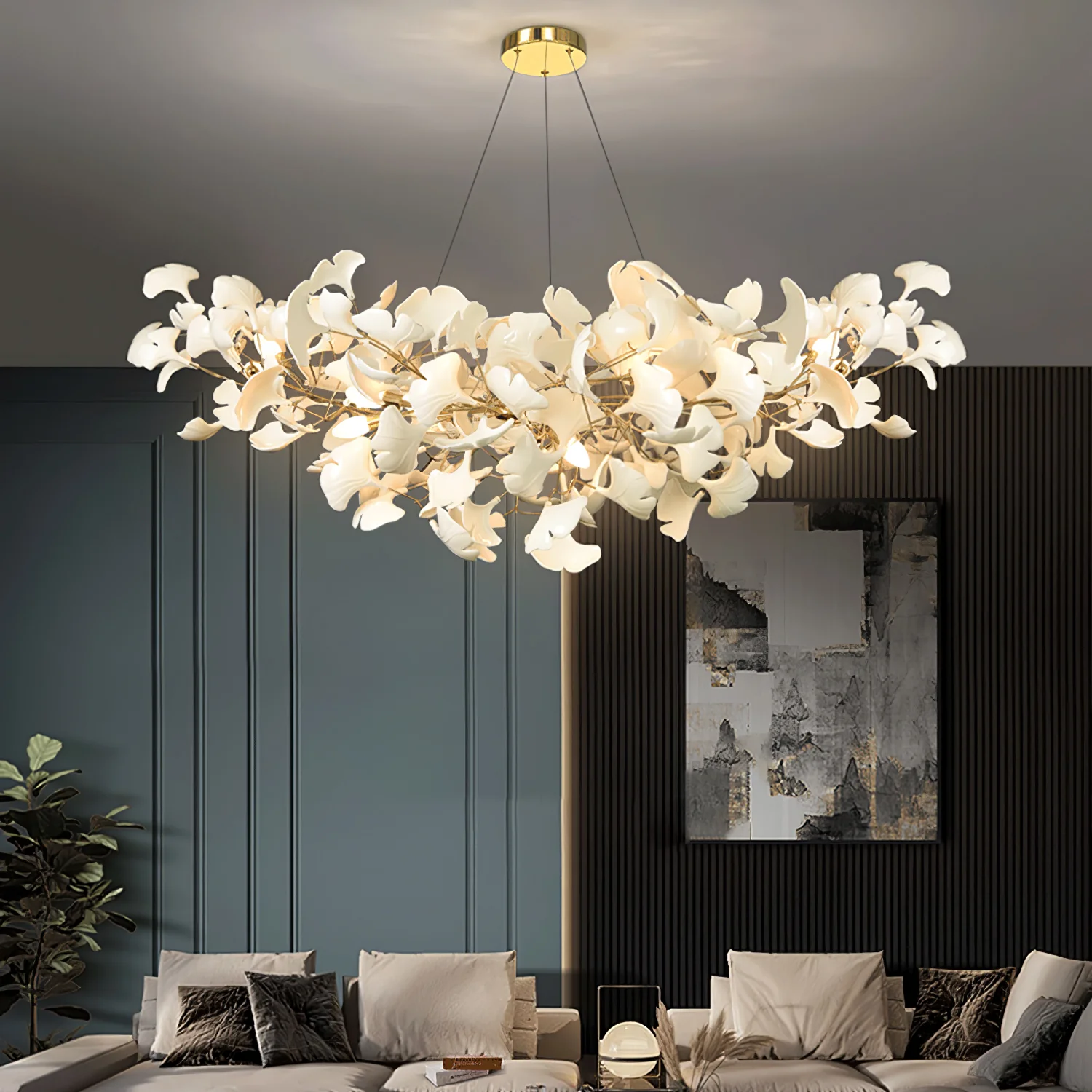 Horizon Bloom Gingko Chandelier - Image 24
