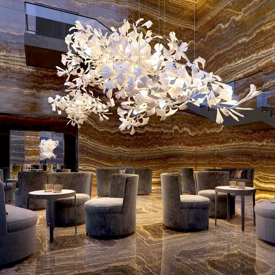 Horizon Bloom Gingko Chandelier - Image 32
