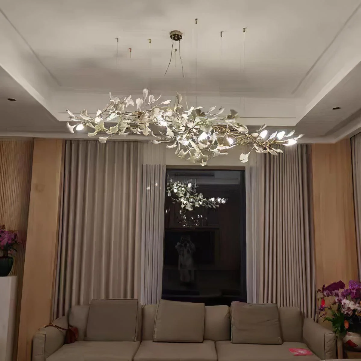 Horizon Bloom Gingko Chandelier - Image 33