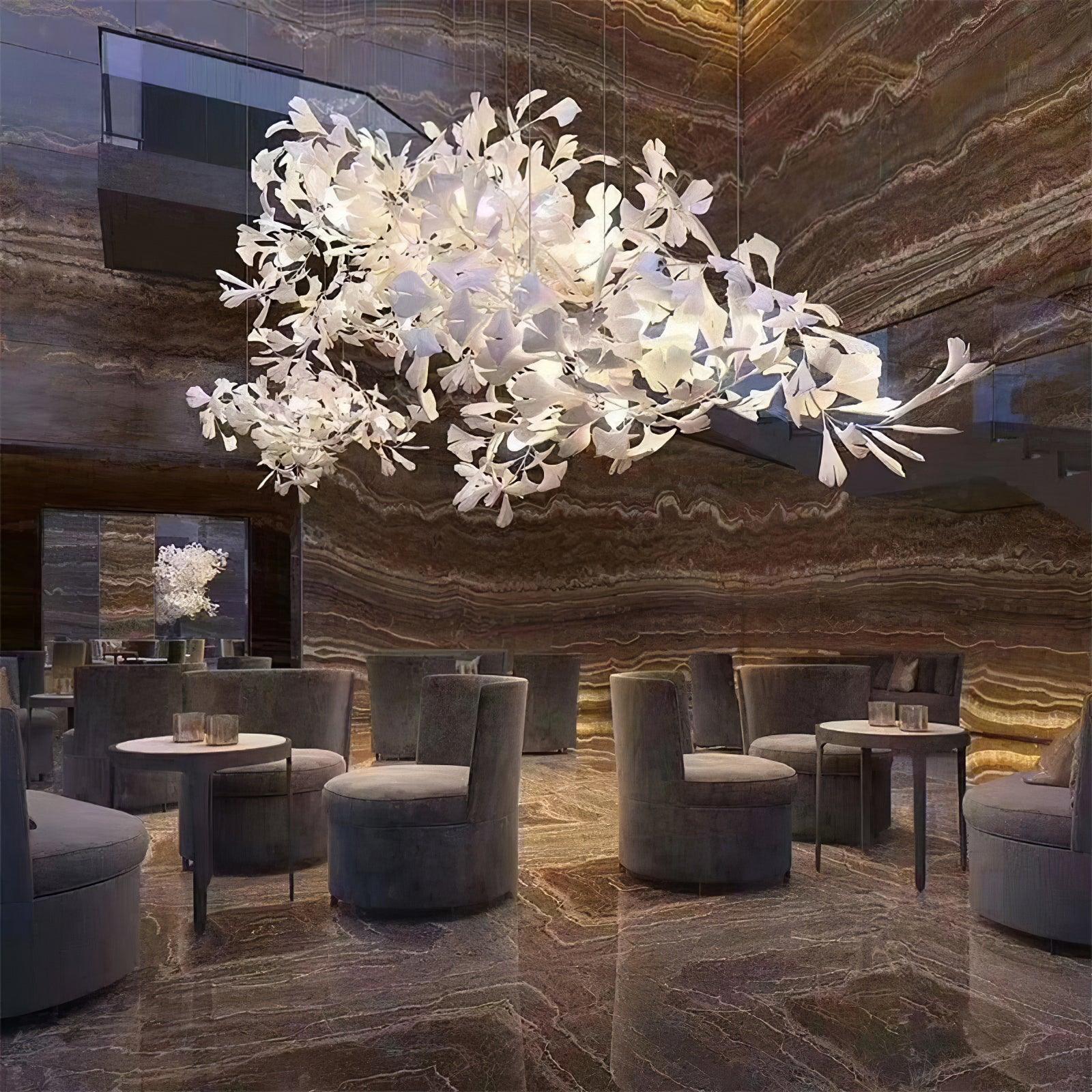 Horizon Bloom Gingko Chandelier - Image 36