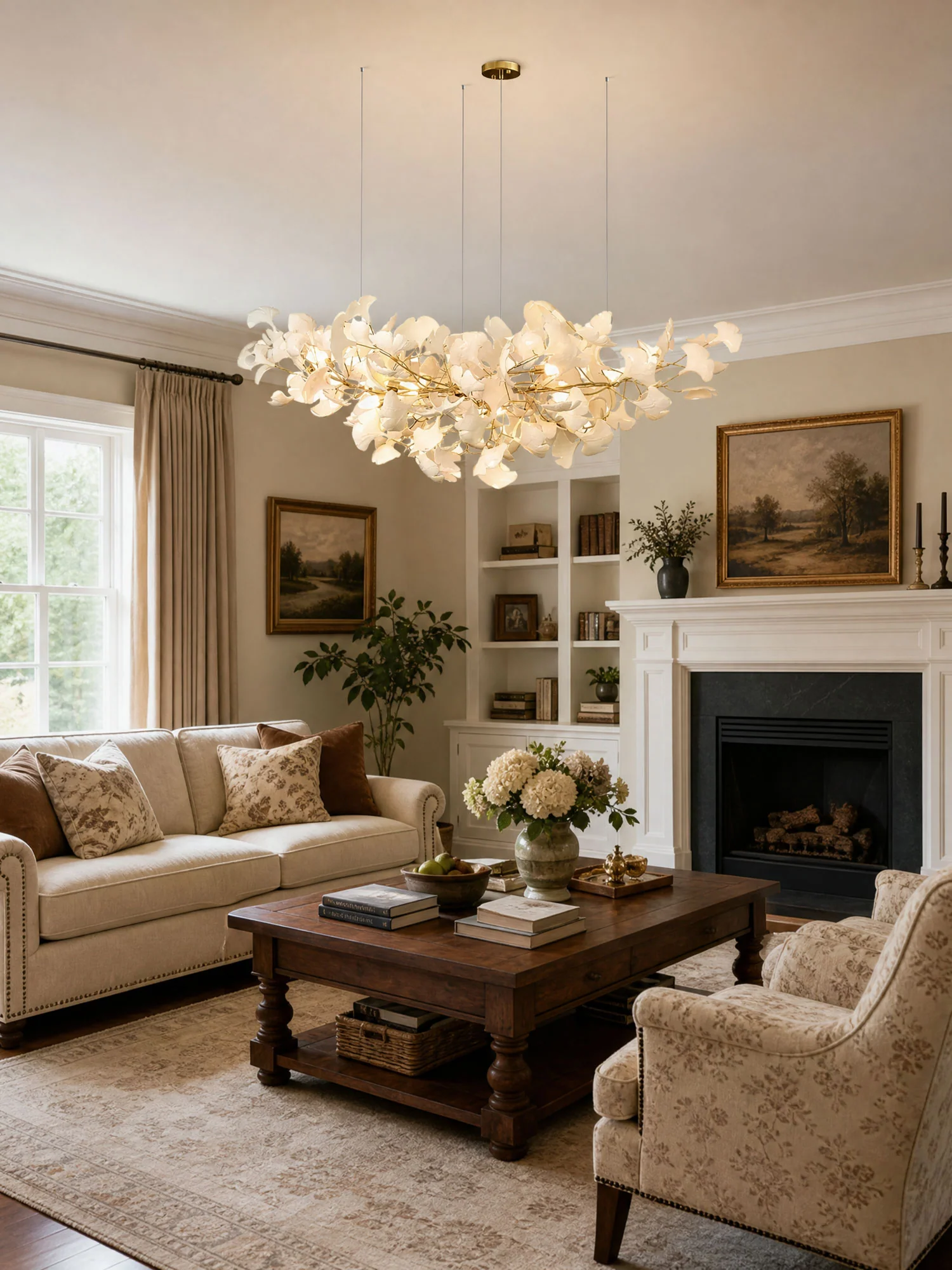 Horizon Bloom Gingko Chandelier - Image 4