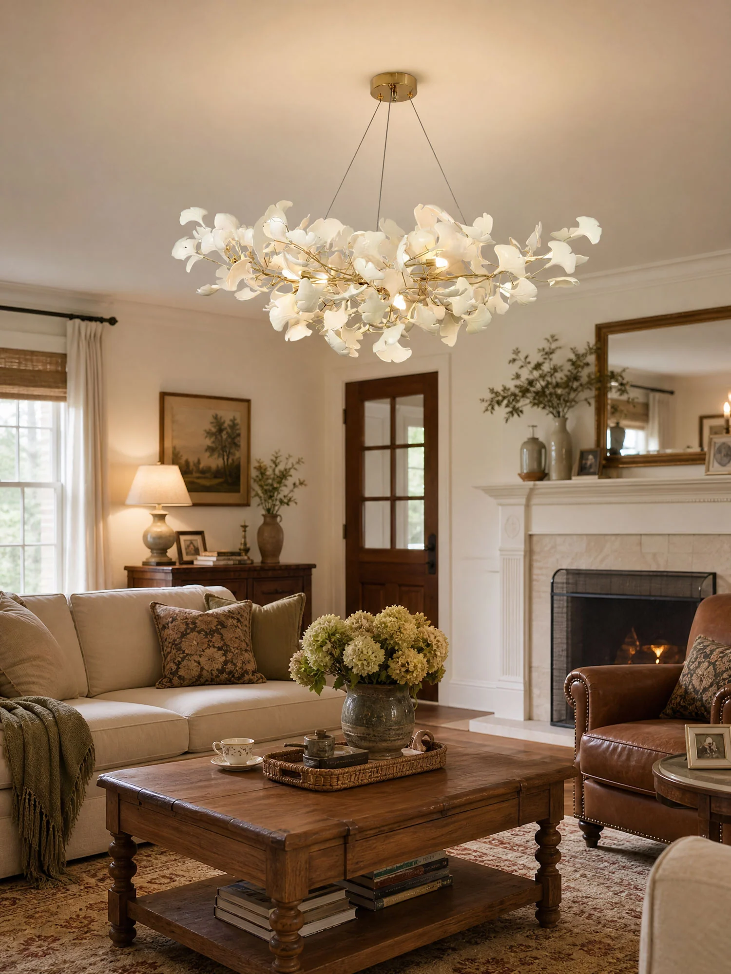 Horizon Bloom Gingko Chandelier - Image 8