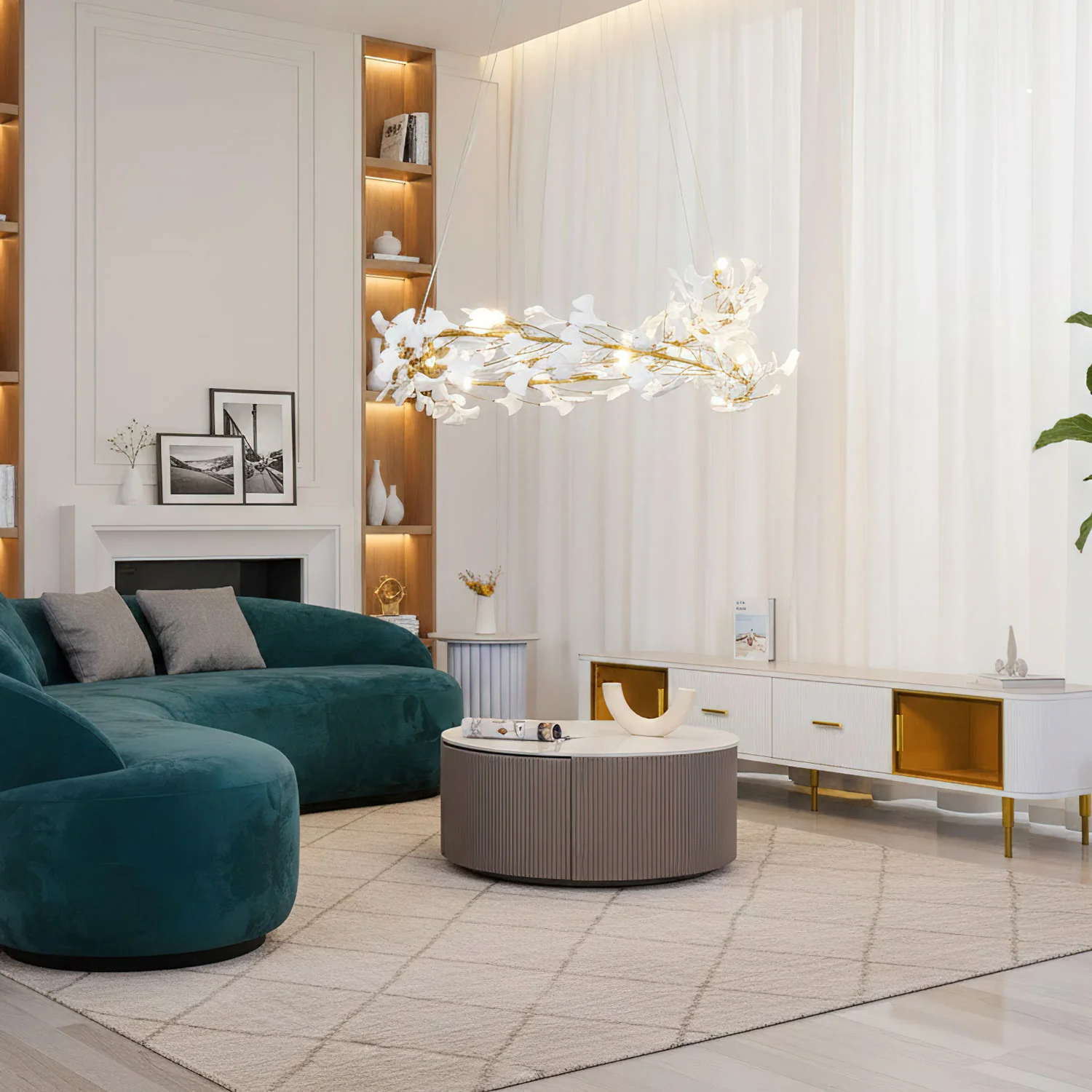 Gingko Chandelier U - Image 11