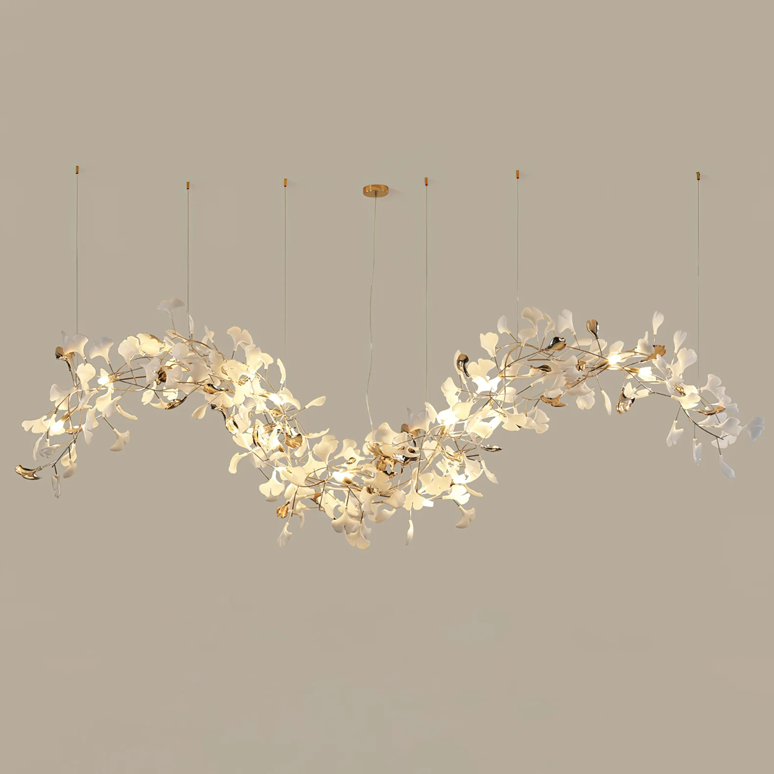 Ginkgo Tip Tlying Chandelier - Image 23
