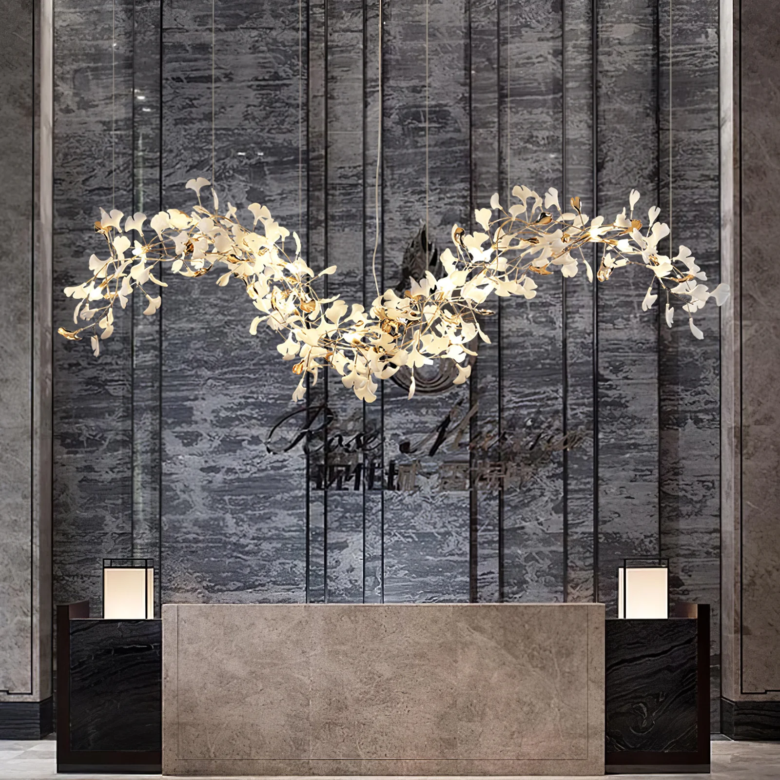 Ginkgo Tip Tlying Chandelier - Image 25