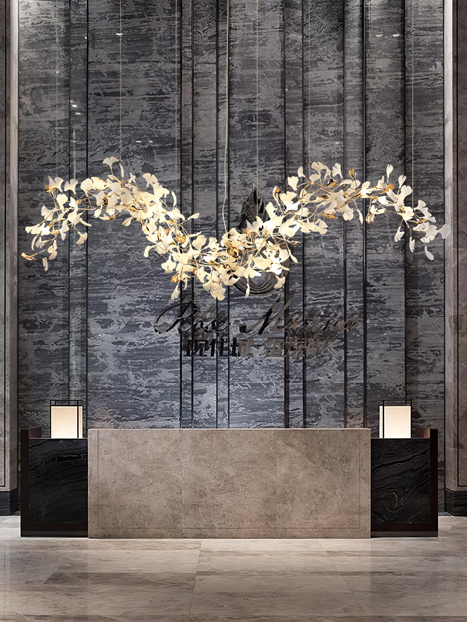 Ginkgo Tip Tlying Chandelier - Image 27
