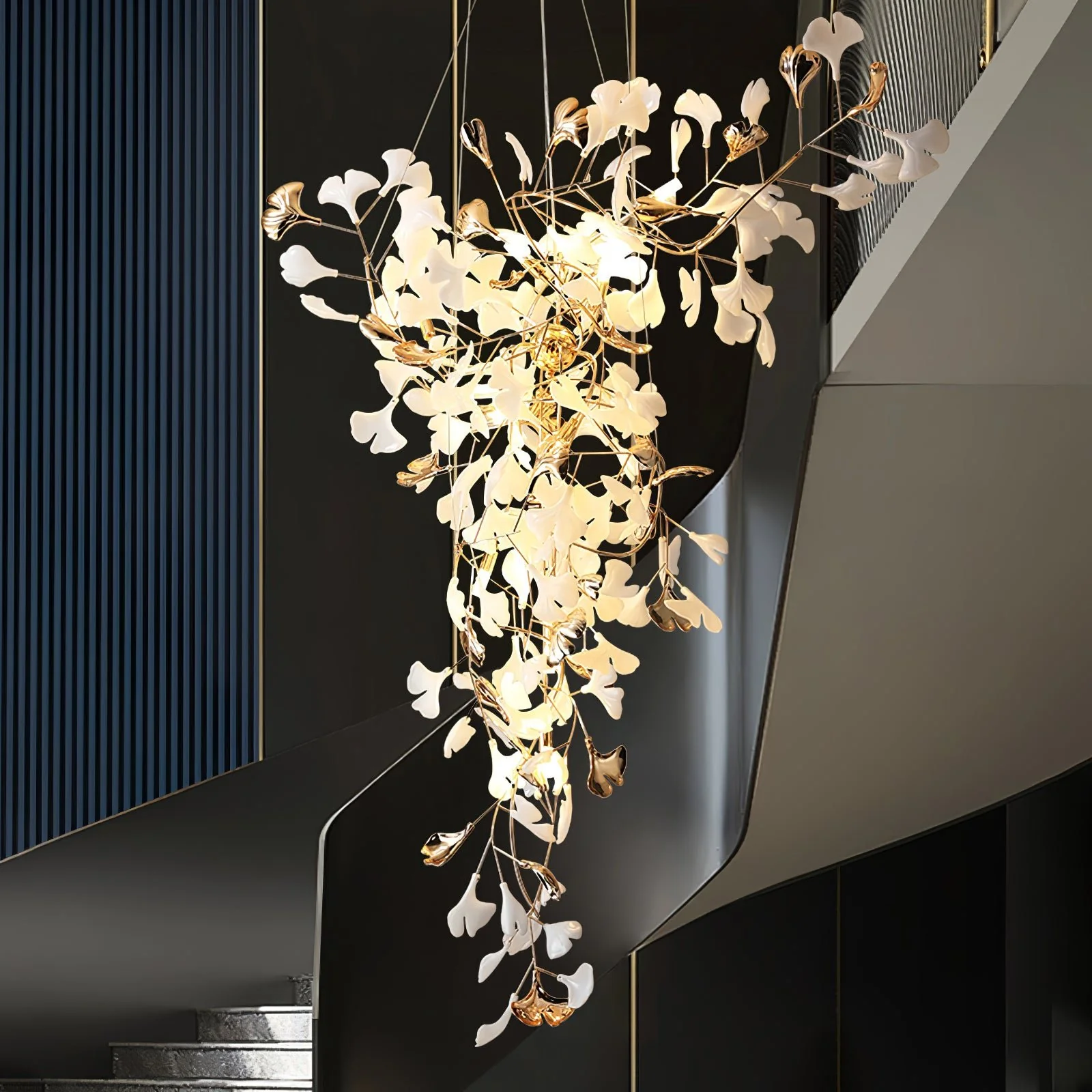 Ginkgo Tip Tlying Chandelier - Image 29
