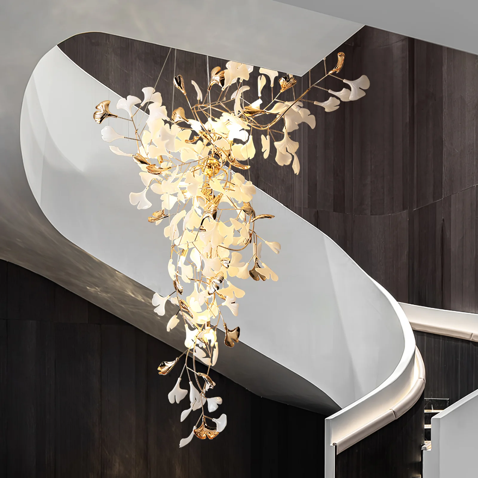 Ginkgo Tip Tlying Chandelier - Image 31