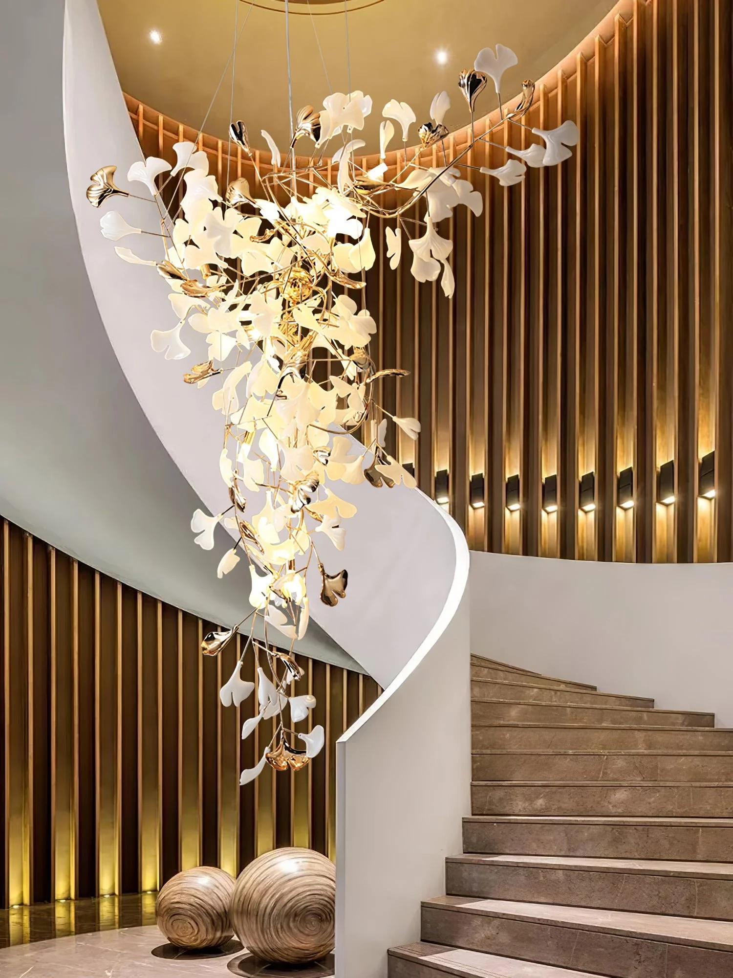 Ginkgo Tip Tlying Chandelier - Image 34