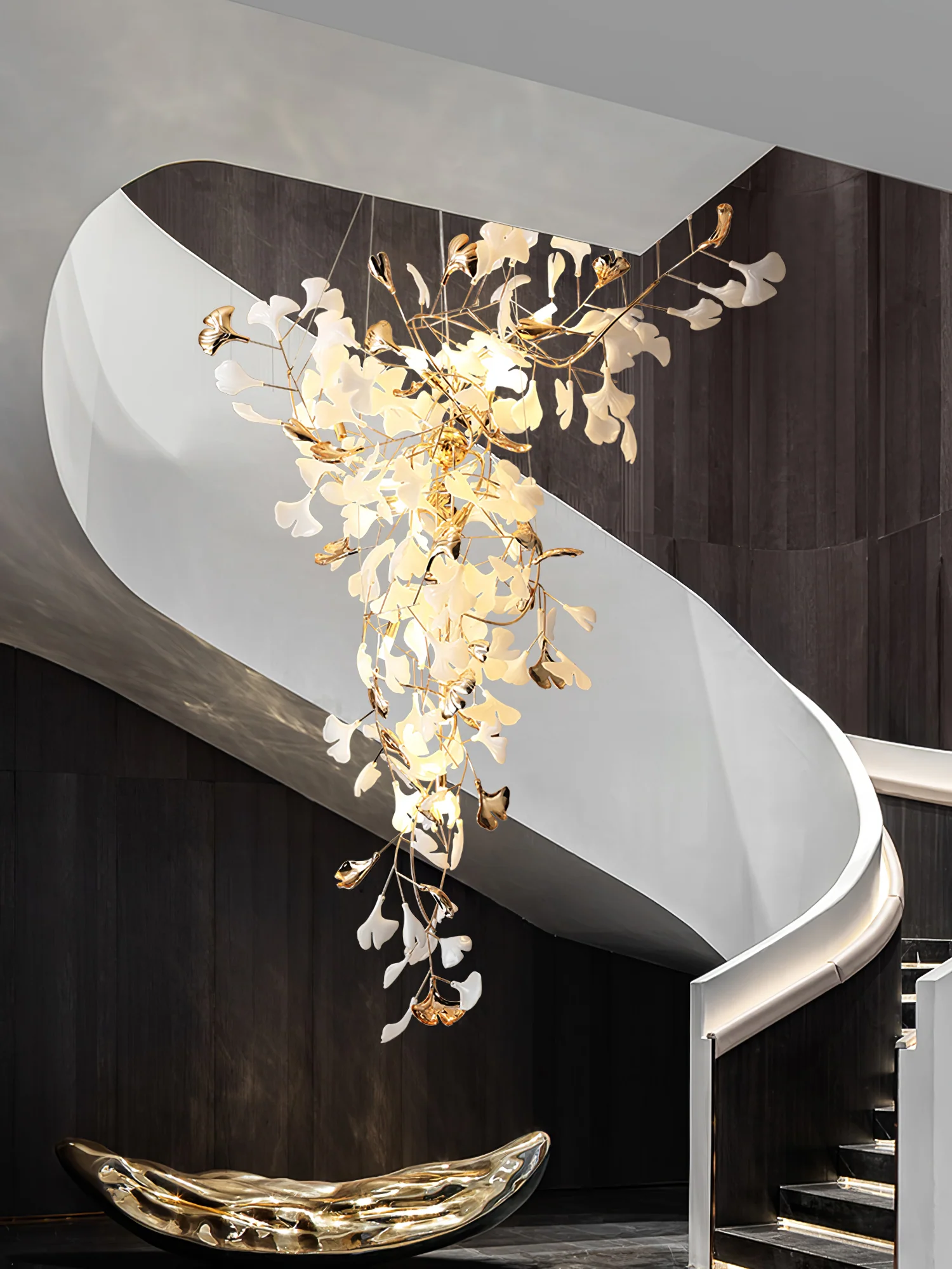 Ginkgo Tip Tlying Chandelier - Image 35
