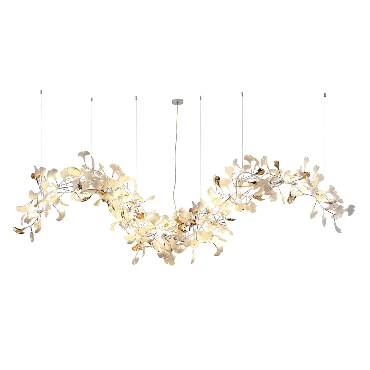 Ginkgo Tip Tlying Chandelier - Image 37