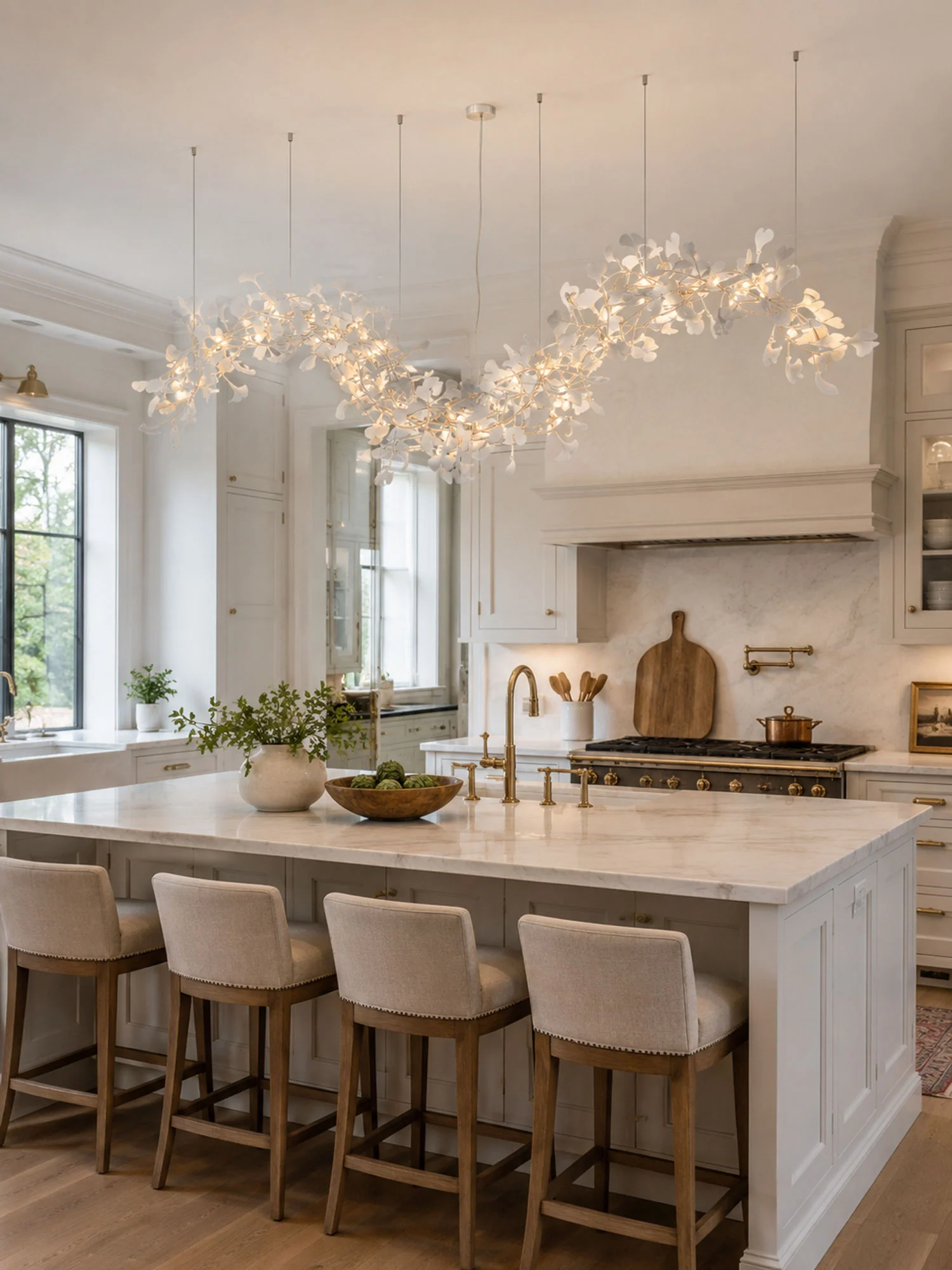 Ginkgo Tip Tlying Chandelier - Image 4