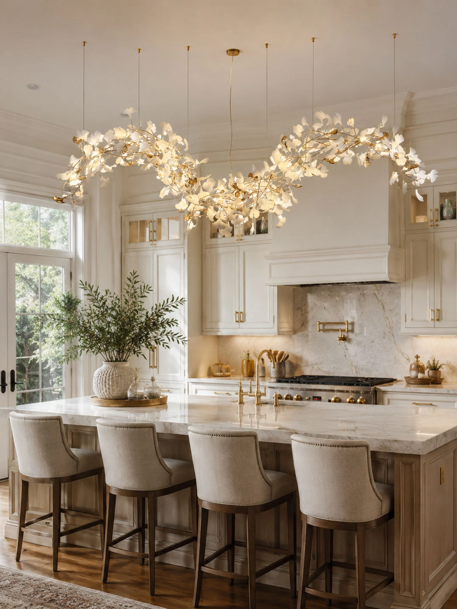 Ginkgo Tip Tlying Chandelier - Image 5