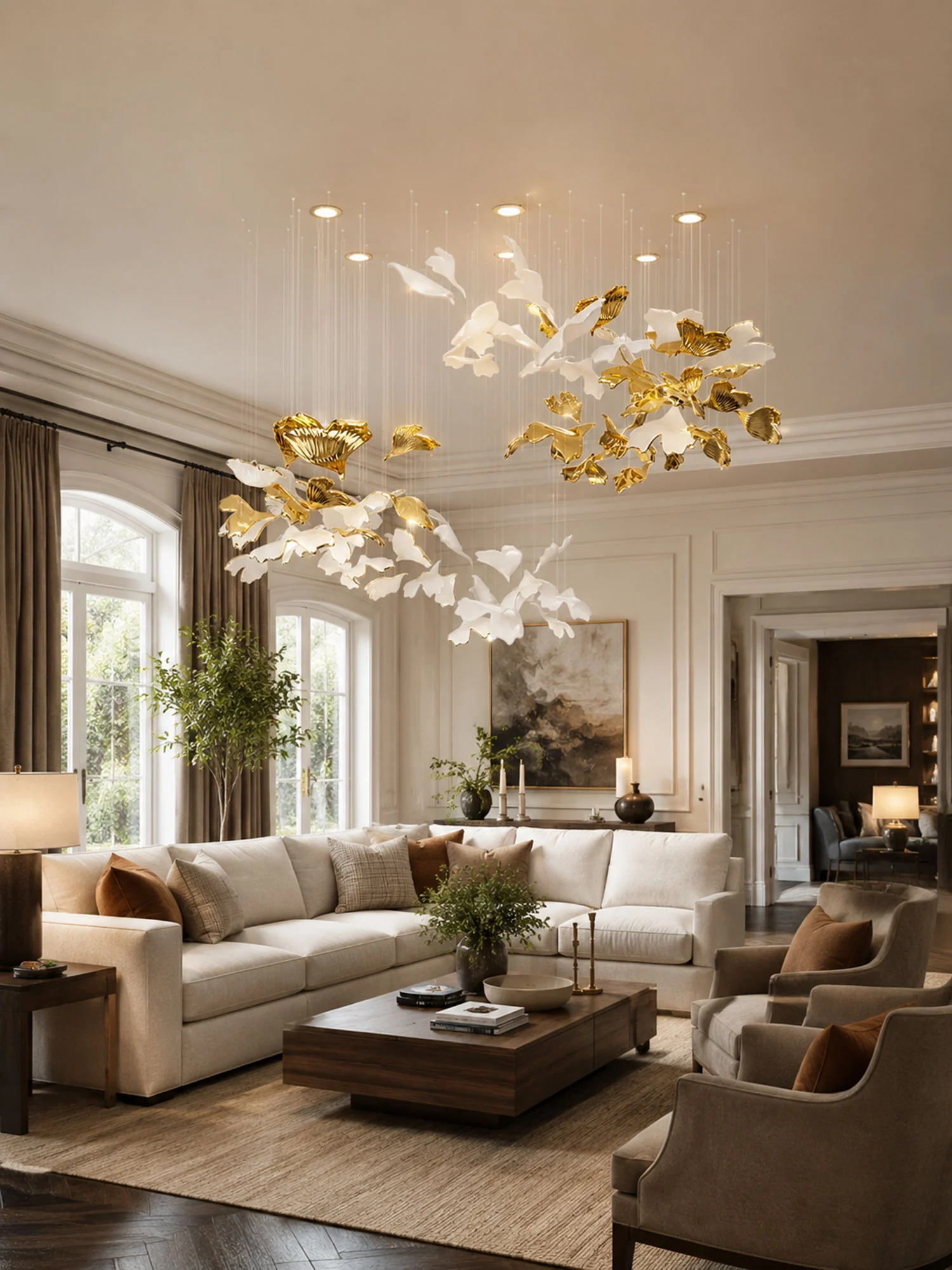 Ginkgo Tree Chandelier - Image 7