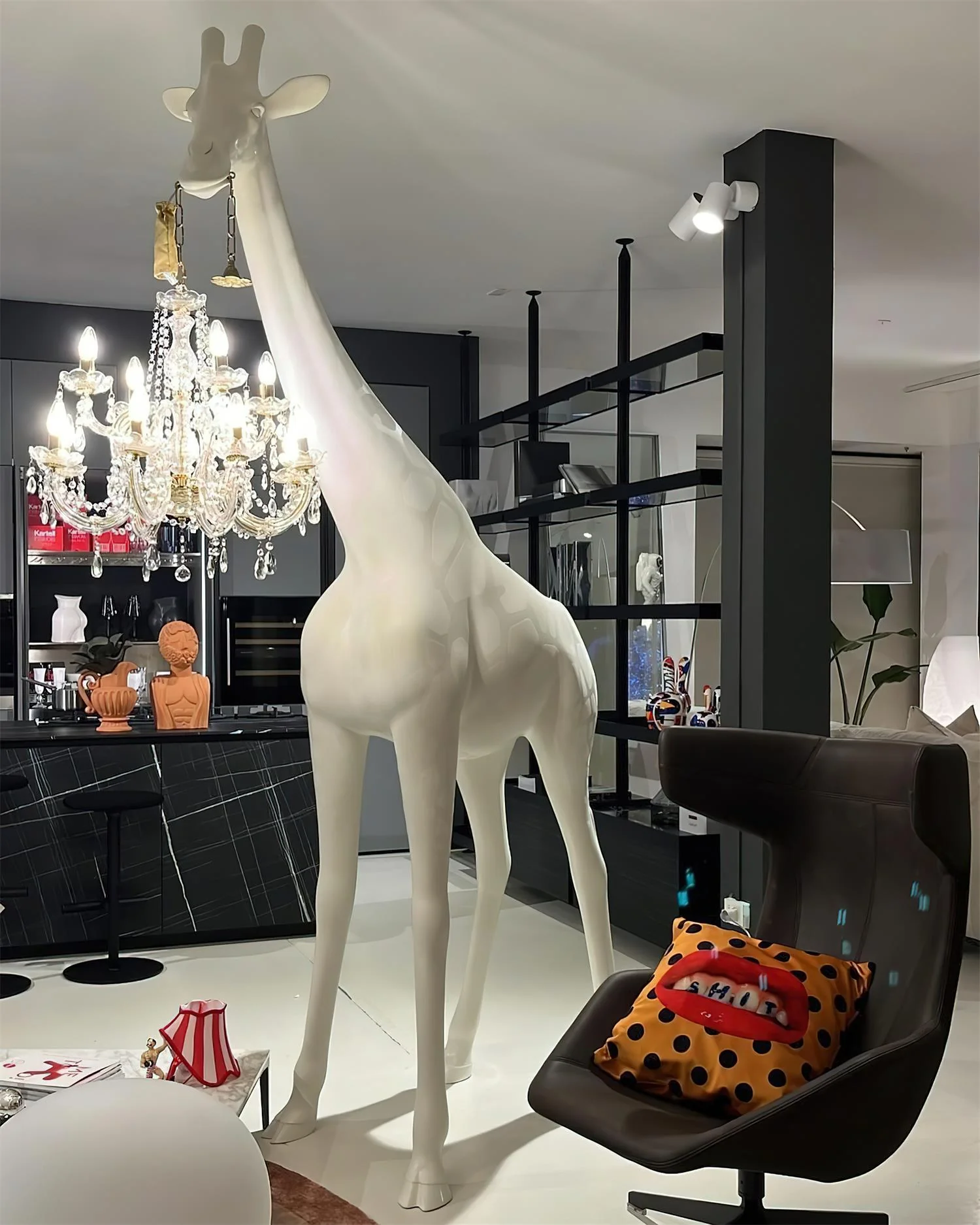 Giraffe Sculpture Floor Lamp - Image 16