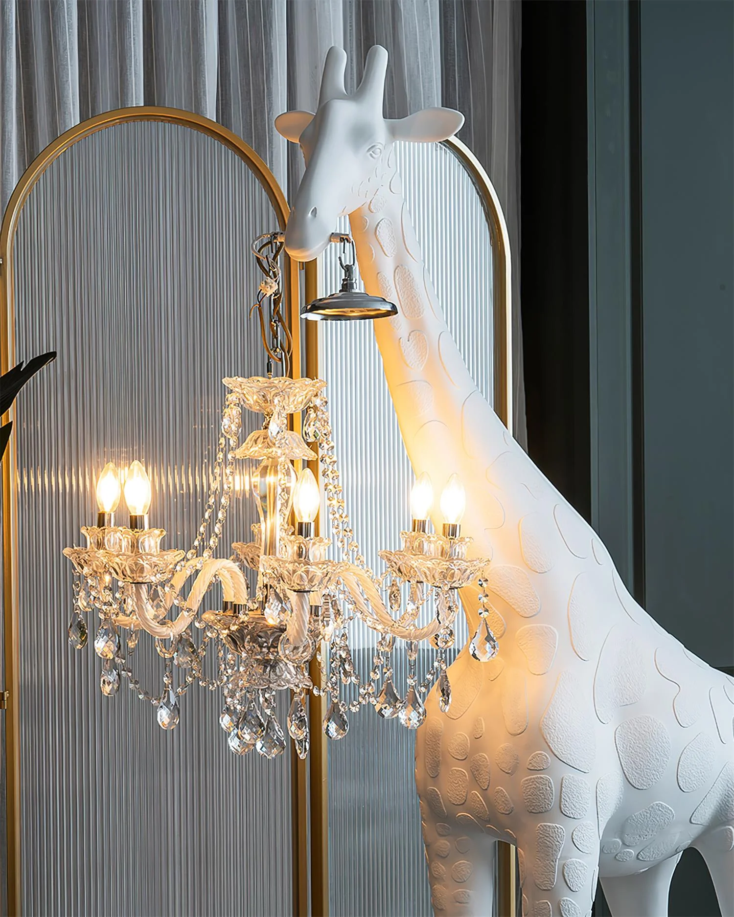 Giraffe Sculpture Floor Lamp - Image 24